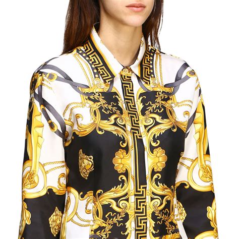 camicie versace donna catene|Camicie Versace Donna .